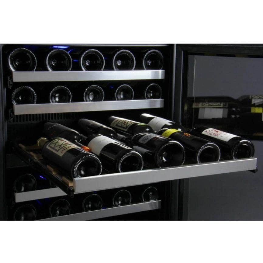 Allavino 24" Wide FlexCount II Tru-Vino Series 56 Bottle Single Zone Stainless Steel Right Hinge Wine Refrigerator (VSWR56-1SR20)
