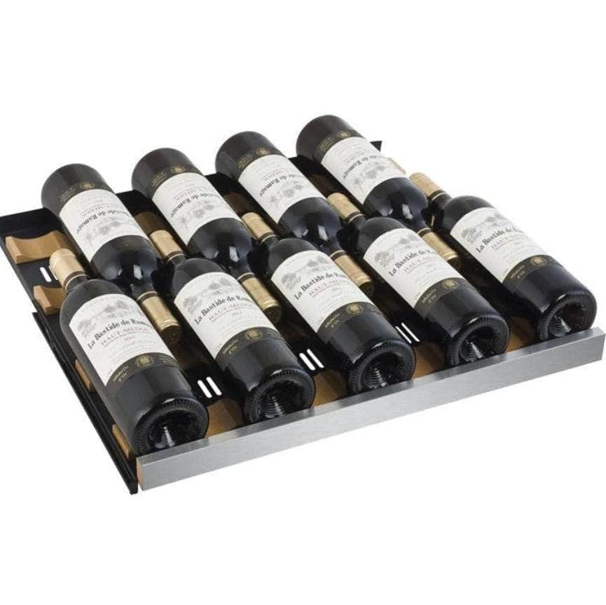 Allavino 24" Wide FlexCount II Tru-Vino Series 56 Bottle Single Zone Stainless Steel Right Hinge Wine Refrigerator (VSWR56-1SR20)
