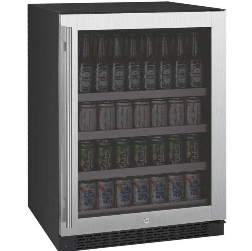 Allavino 24" Wide FlexCount II Tru-Vino Stainless Steel Left Hinge Beverage Center (VSBC24-SL20)