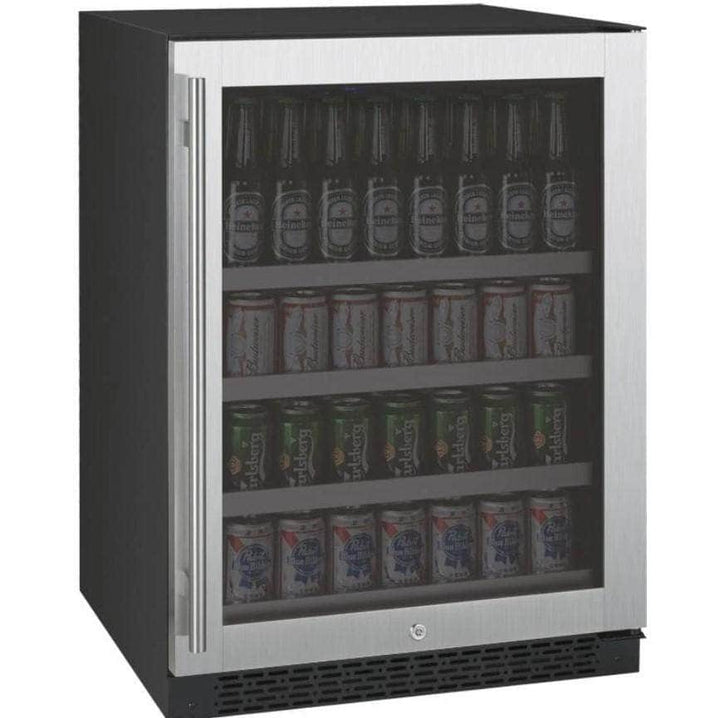Allavino 24" Wide FlexCount II Tru-Vino Stainless Steel Left Hinge Beverage Center (VSBC24-SL20)