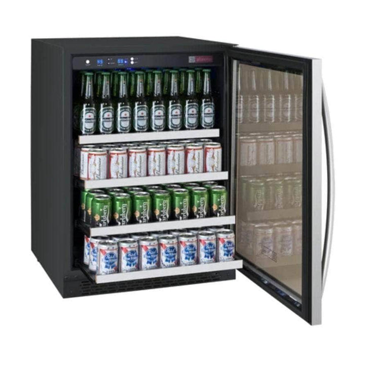 Allavino 24" Wide FlexCount II Tru-Vino Stainless Steel Left Hinge Beverage Center (VSBC24-SL20)
