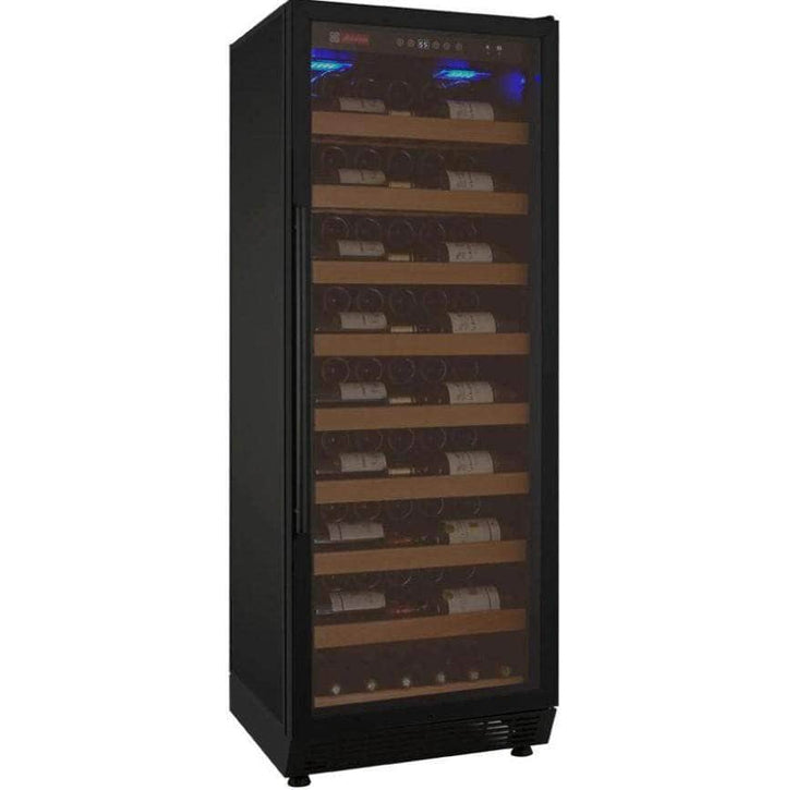Allavino 24" Wide Vite II 99 Bottle Single Zone Black Right Hinge Wine Refrigerator (YHWR115-1BR20)