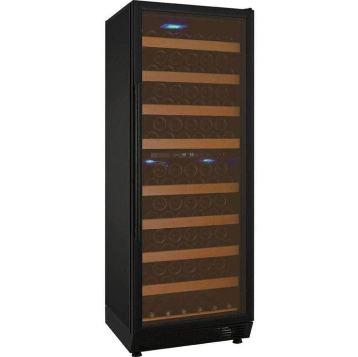 Allavino 24" Wide Vite II Tru-Vino 99 Bottle Dual Zone Black Right Hinge Wine Refrigerator (YHWR99-2BR20)