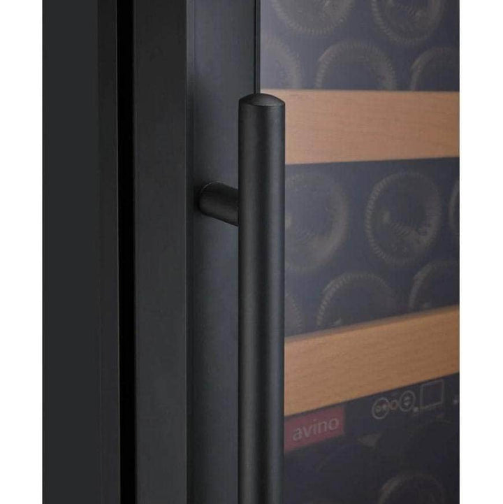 Allavino 24" Wide Vite II Tru-Vino 99 Bottle Dual Zone Black Right Hinge Wine Refrigerator (YHWR99-2BR20)
