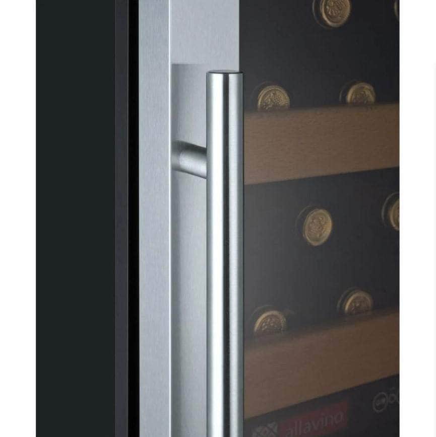 Allavino 24" Wide Vite II Tru-Vino 99 Bottle Dual Zone Stainless Steel Right Hinge Wine Refrigerator (YHWR99-2SR20)
