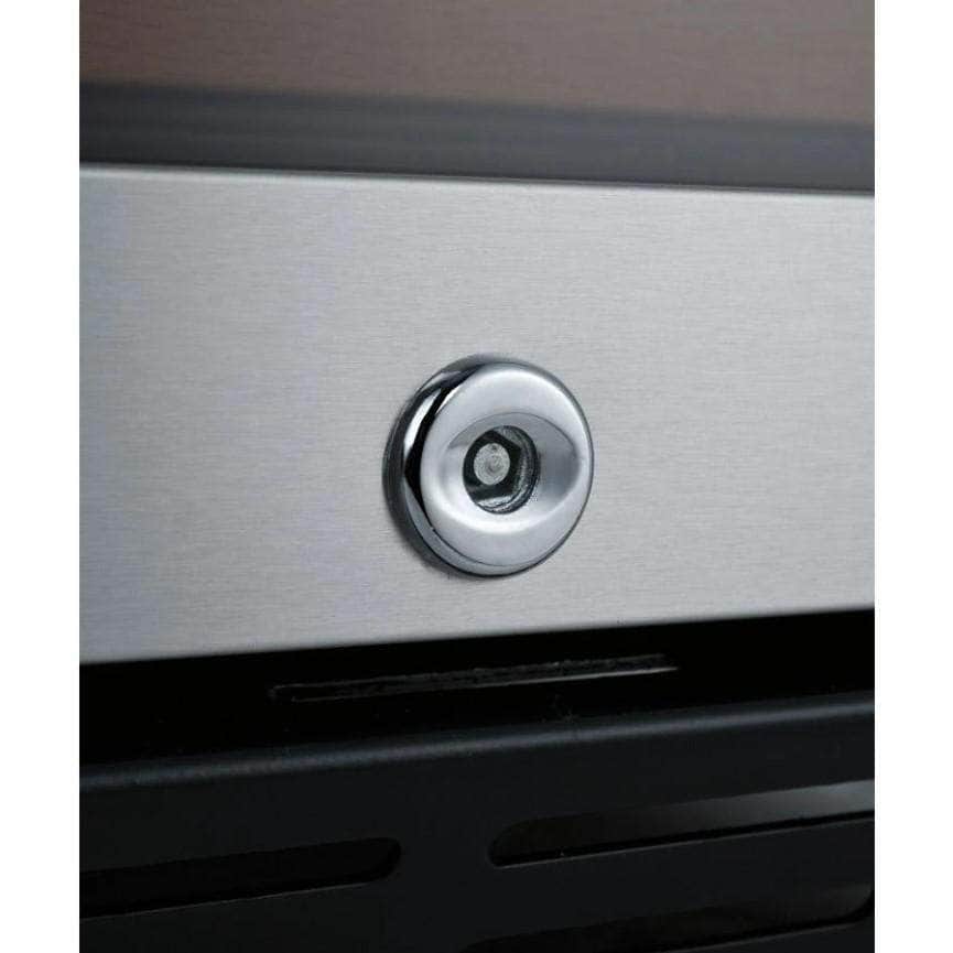 Allavino 24" Wide Vite II Tru-Vino 99 Bottle Dual Zone Stainless Steel Right Hinge Wine Refrigerator (YHWR99-2SR20)