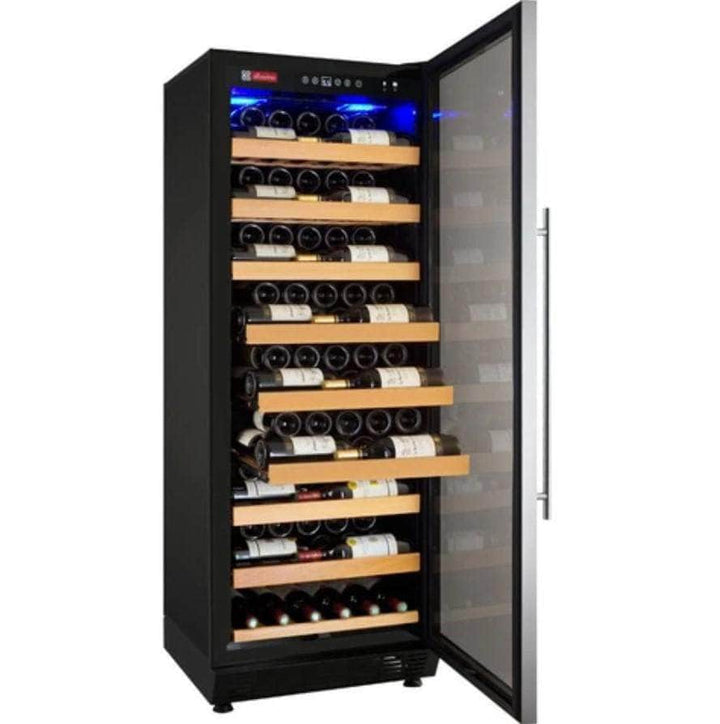 Allavino 24" Wide Vite II Tru-Vino 99 Bottle Single Zone Stainless Steel Right Hinge Wine Refrigerator (YHWR115-1SR20)
