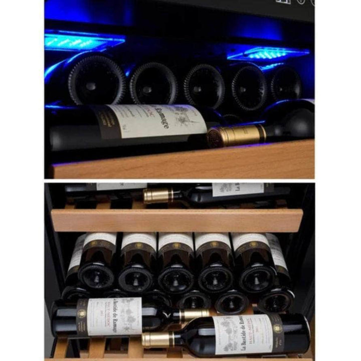 Allavino 24" Wide Vite II Tru-Vino 99 Bottle Single Zone Stainless Steel Right Hinge Wine Refrigerator (YHWR115-1SR20)