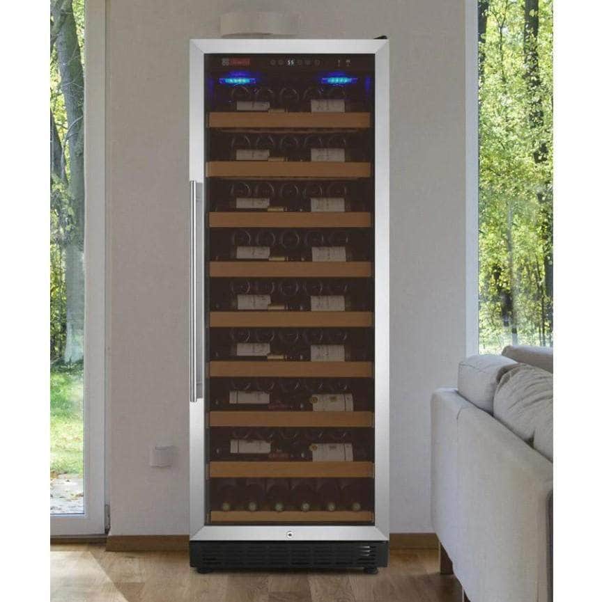 Allavino 24" Wide Vite II Tru-Vino 99 Bottle Single Zone Stainless Steel Right Hinge Wine Refrigerator (YHWR115-1SR20)