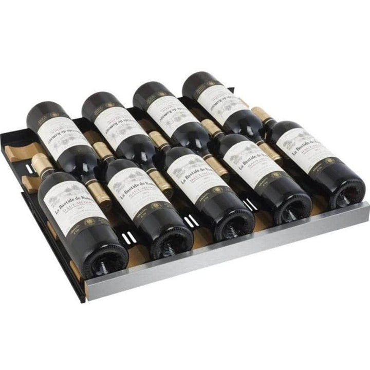 Allavino 47" Wide FlexCount II Tru-Vino 249 Bottle Three Zone Stainless Steel Side-by-Side Wine Refrigerator (3Z-VSWR2128-S20)