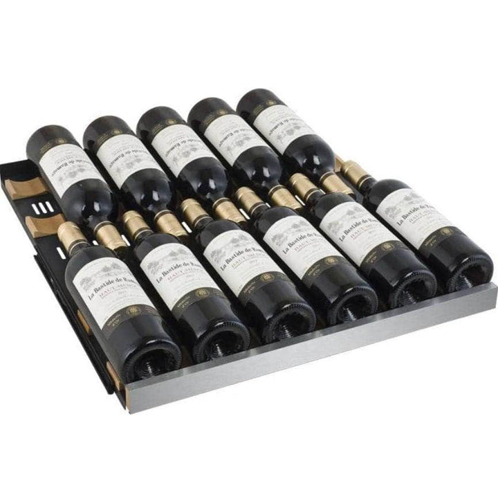 Allavino 47" Wide FlexCount II Tru-Vino 354 Bottle Dual Zone Stainless Steel Side-by-Side Wine Refrigerator (2X-VSWR177-1S20)
