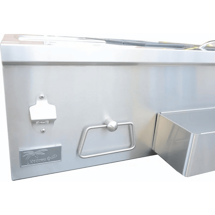 Kokomo Grills Built-In Bartender Cocktail Station With Sink Bottle Opener and Ice Chest