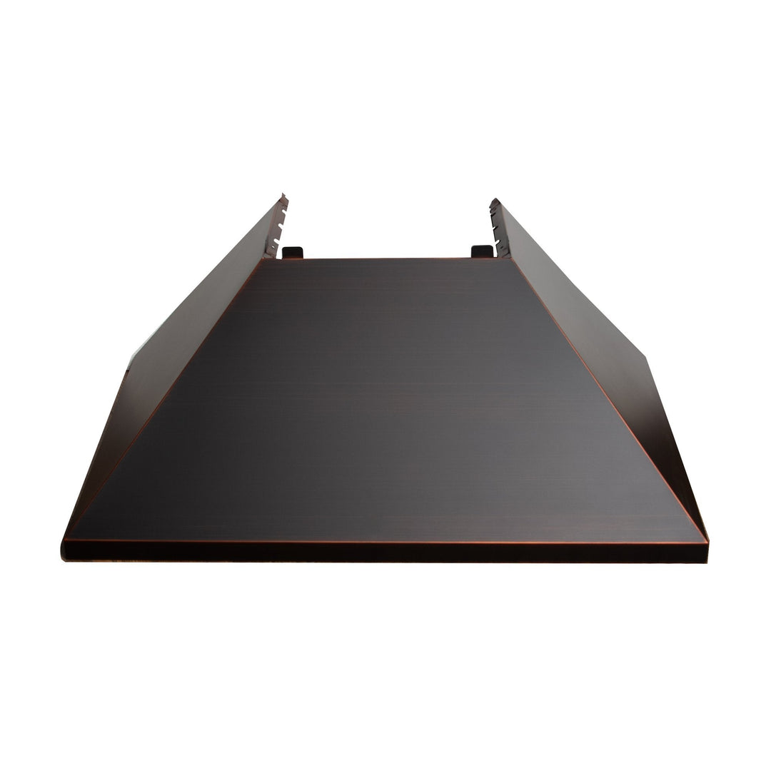 Ducted Fingerprint Resistant Stainless Steel Range Hood with Oil Rubbed Bronze Shell (8654ORB)