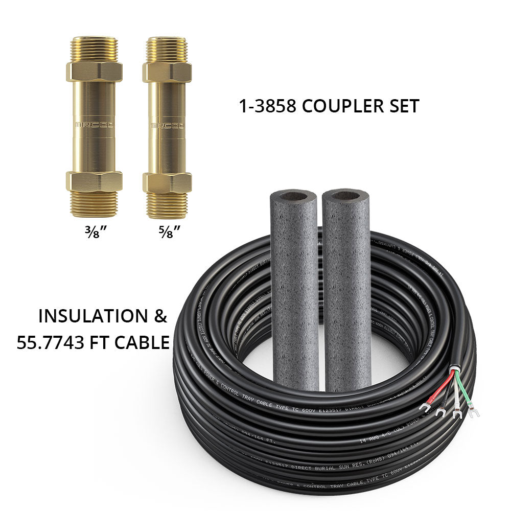 Mr Cool DIYCOUPLER-38 + DIYCOUPLER-58 w/ 50 ft of Communication Wire, DIYCOUPLER-3858K50