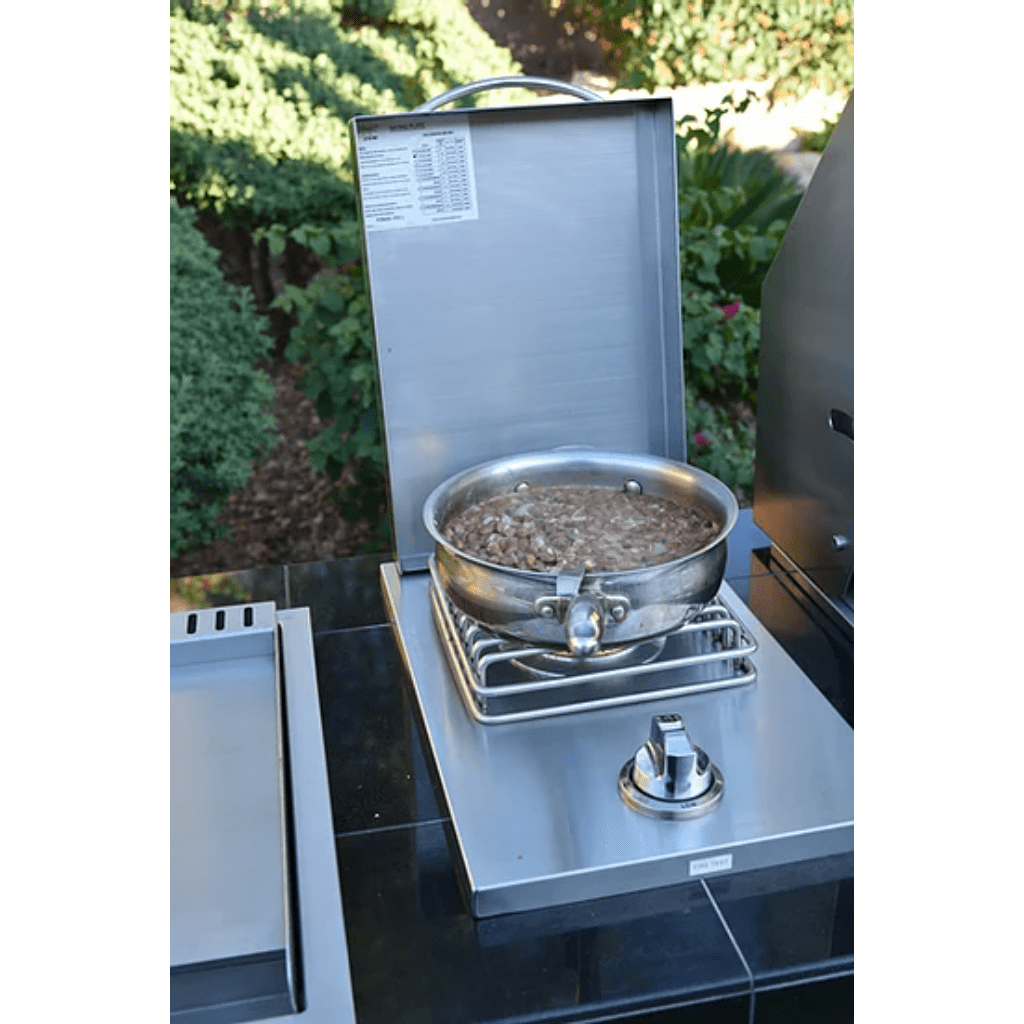 Kokomo Grills Drop-In Stainless Steel Single Side Burner with Hood