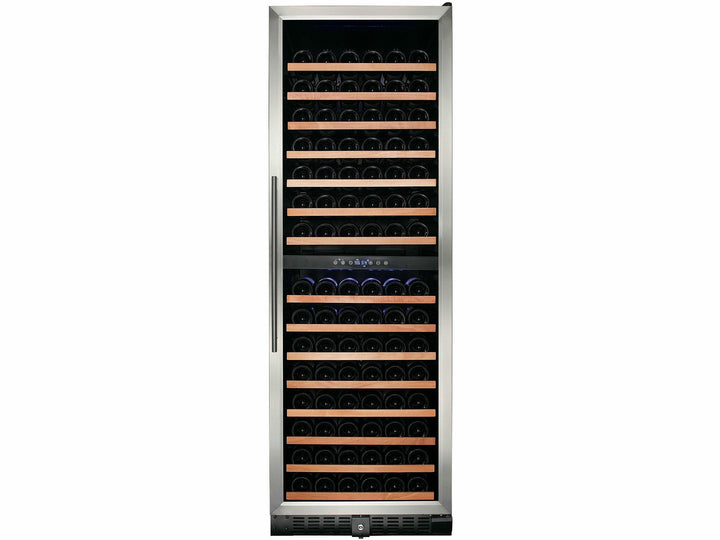 Smith & Hanks 166 Bottle Dual Zone Wine Cooler, Stainless Steel Door Trim -  RW428DR