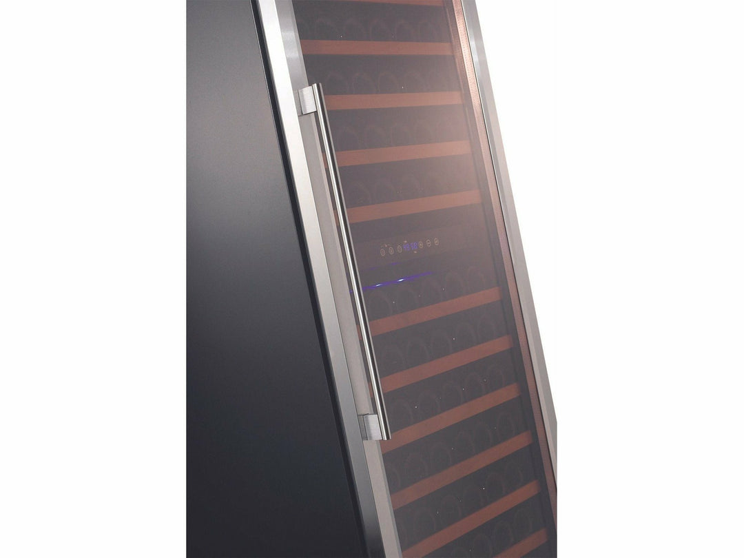 Smith & Hanks 166 Bottle Dual Zone Wine Cooler, Stainless Steel Door Trim -  RW428DR