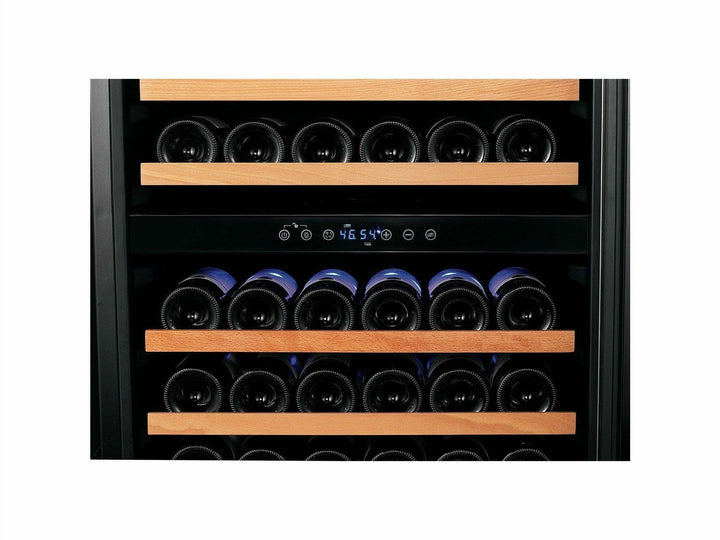 Smith & Hanks 166 Bottle Dual Zone Wine Cooler, Stainless Steel Door Trim -  RW428DR