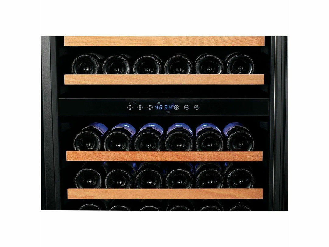 Smith & Hanks 166 Bottle Dual Zone Wine Cooler, Stainless Steel Door Trim -  RW428DR