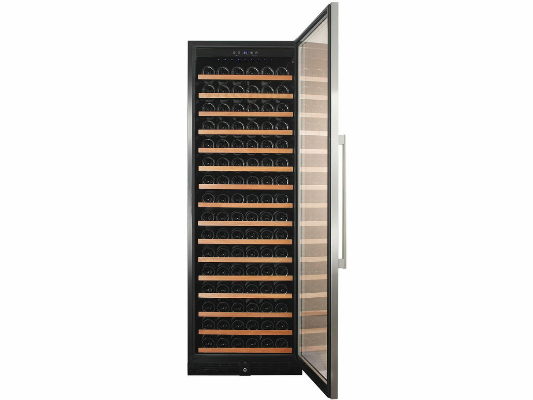 Smith & Hanks 166 Bottle Single Zone Wine Cooler, Stainless Steel Door Trim - RW428SR