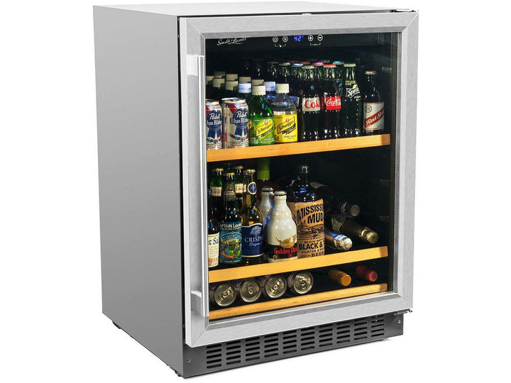 Smith & Hanks 178 Can Beverage Cooler, Stainless Steel Door Trim - BEV145SRE