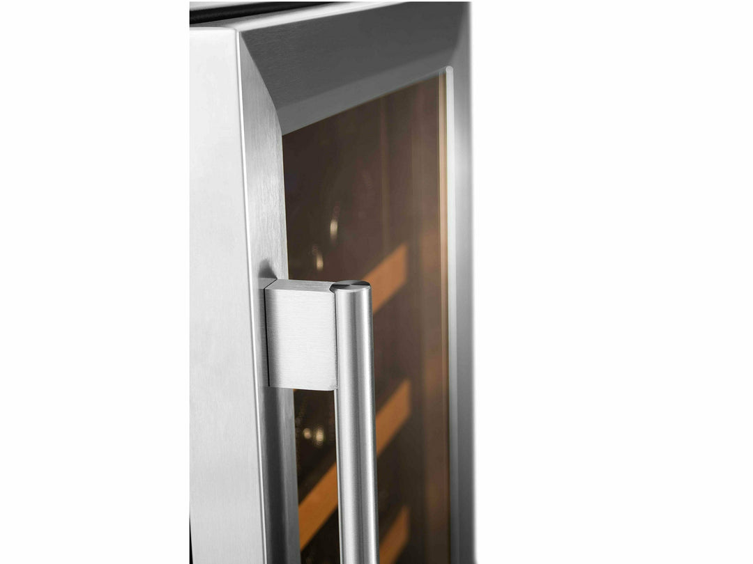 Smith & Hanks 32 Bottle Dual Zone Wine Cooler, Stainless Steel Door Trim - RW88DR