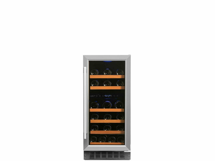 Smith & Hanks 32 Bottle Dual Zone Wine Cooler, Stainless Steel Door Trim - RW88DR