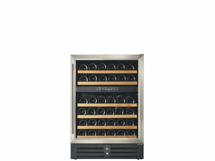 Smith & Hanks 46 Bottle Dual Zone Wine Cooler, Stainless Steel Door Trim - RW145DR