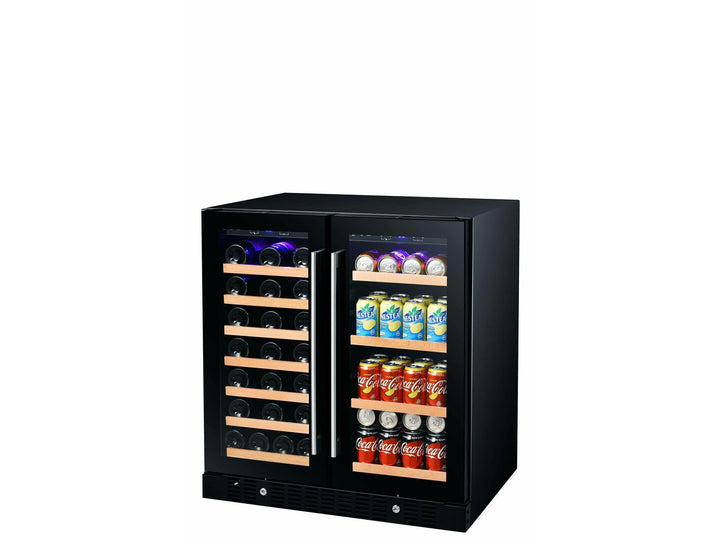 Smith & Hanks Wine & Beverage Cooler, Smoked Black Glass Door - BEV176D