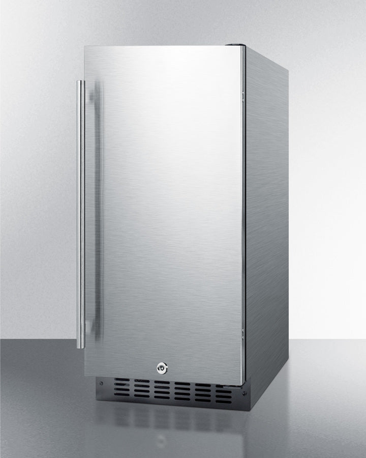 Summit 15" Wide Built-In All-Refrigerator ADA Compliant - ALR15BCSS