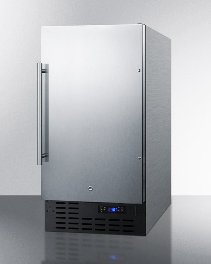 Summit 18" Frost-Free Built-In All-Freezer in Stainless Steel ADA Compliant - SCFF1842CSSADA