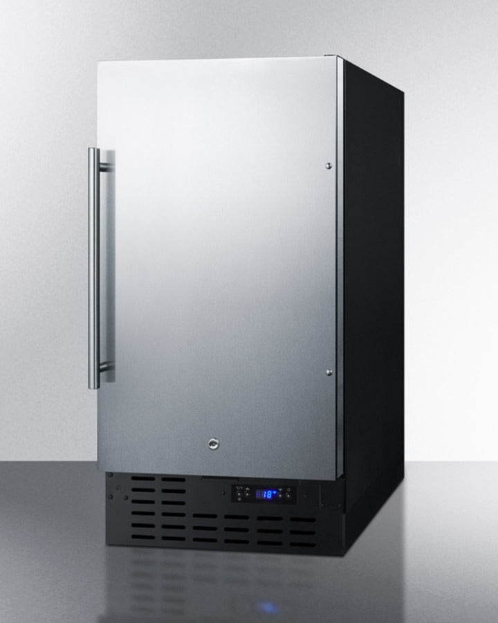 Summit 18" Frost-Free Built-In All-Freezer with Stainless Steel Door ADA Compliant - SCFF1842SSADA