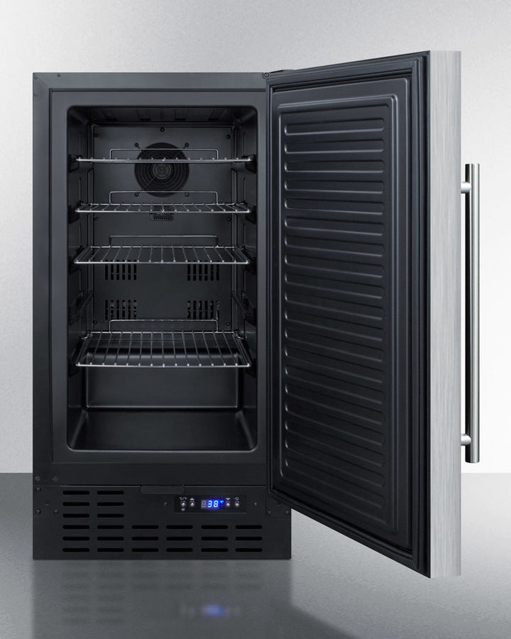 Summit 18" Wide Built-In All-Refrigerator ADA Compliant - FF1843BCSSADA