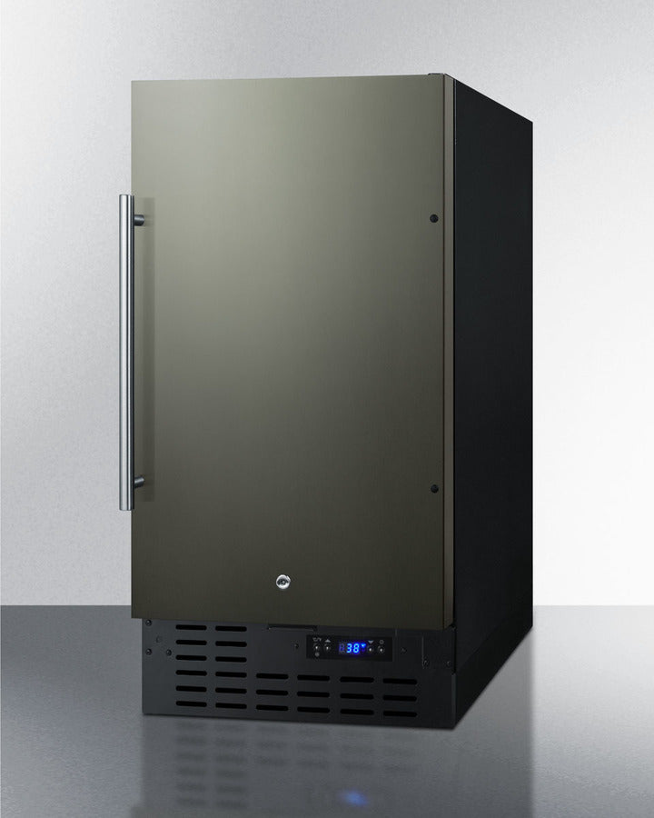 Summit 18" Wide Built-In All-Refrigerator - FF1843BKS