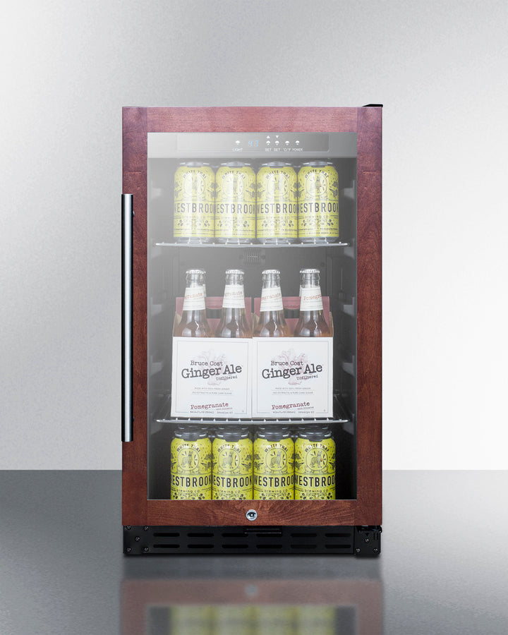 Summit 18" Wide Built-In Beverage Center ADA Compliant (Panel Not Included) - SCR1841BPNRADA