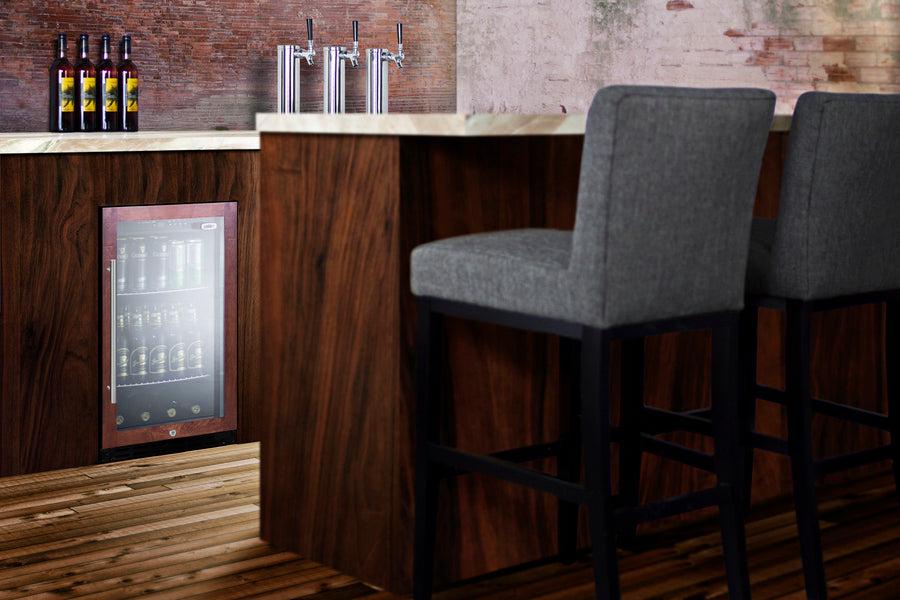 Summit 18" Wide Built-In Beverage Center ADA Compliant (Panel Not Included) - SCR1841BPNRADA