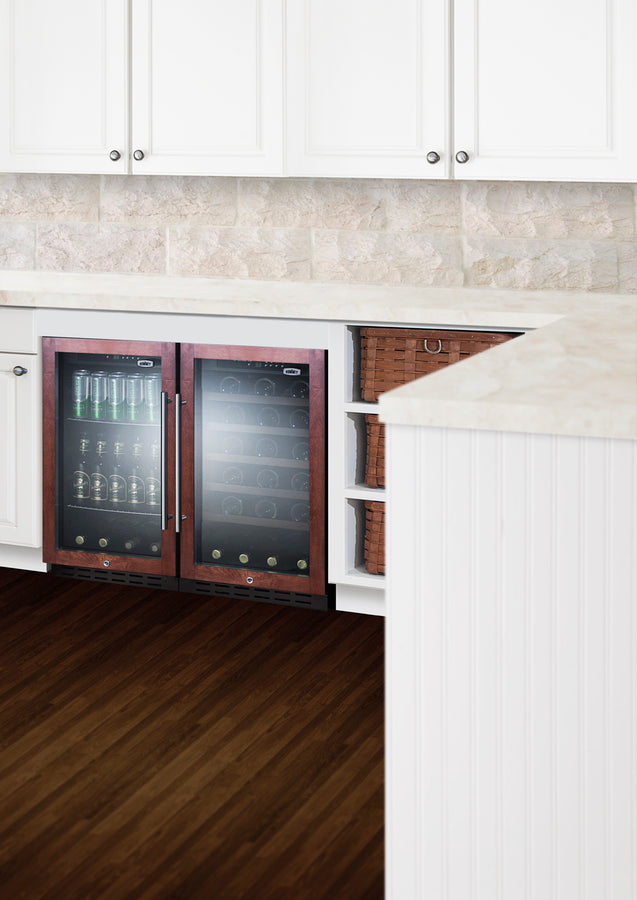 Summit 18" Wide Built-In Beverage Center ADA Compliant (Panel Not Included) - SCR1841BPNRADA