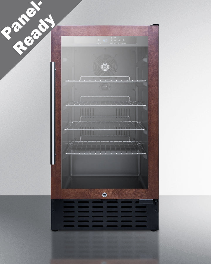 Summit 18" Wide Built-In Beverage Center (Panel Not Included) - SCR1841BPNR
