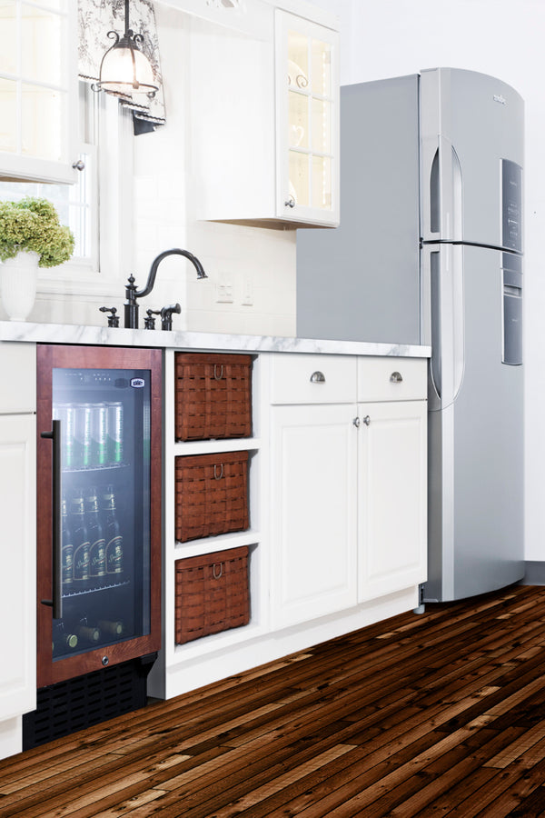Summit 18" Wide Built-In Beverage Center (Panel Not Included) - SCR1841BPNR