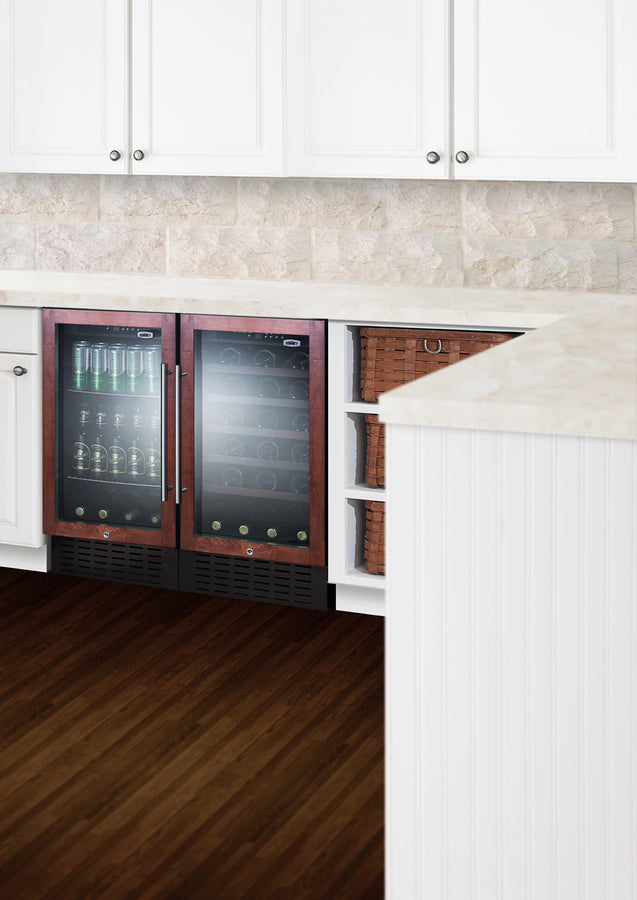 Summit 18" Wide Built-In Beverage Center (Panel Not Included) - SCR1841BPNR