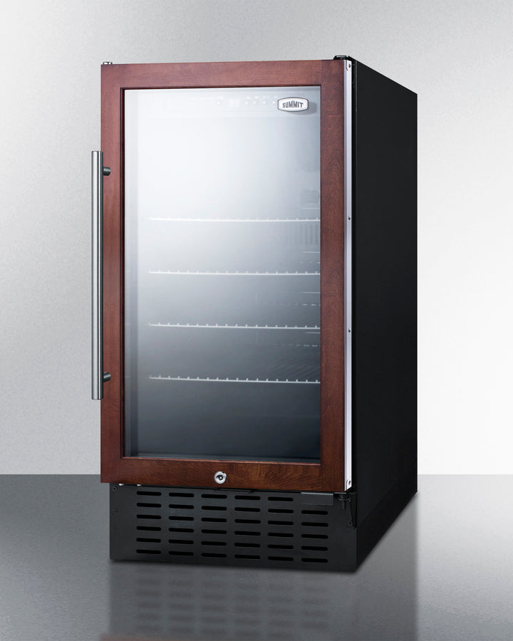 Summit 18" Wide Built-In Beverage Center (Panel Not Included) - SCR1841BPNR
