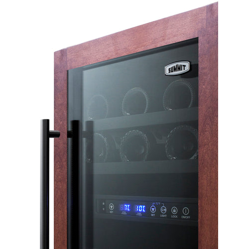 Summit 18" Wide Built-In Wine Cellar (Panel Not Included) - SWC182ZPNR