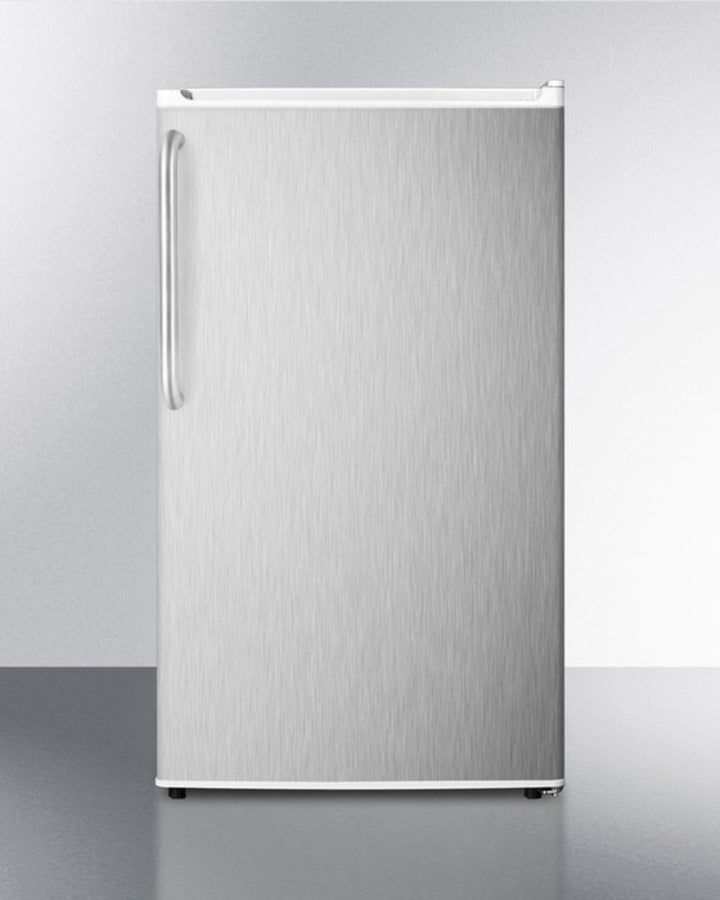 Summit 19" Wide Auto Defrost Refrigerator-Freezer With Towel Bar Handle ADA Compliant - FF412ESSSTBADA