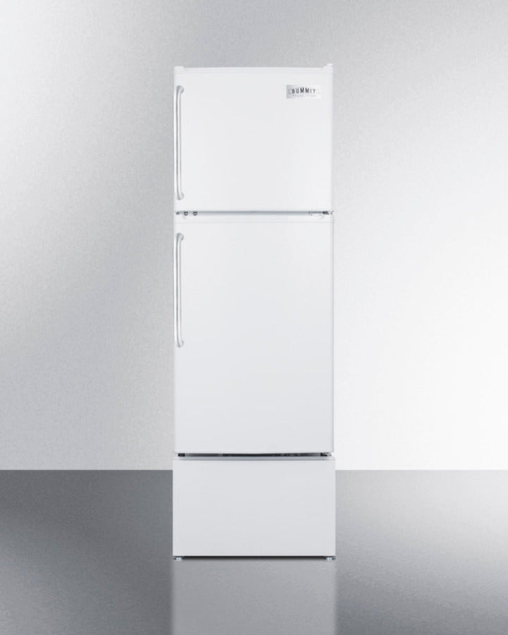 Summit 19" Wide Two-Door Refrigerator-Freezer with Towel Bar Handles - FF71ESTB