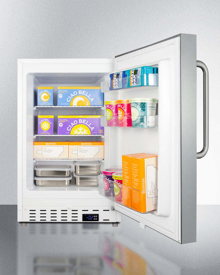 Summit 20" Wide Built-In All-Freezer ADA Compliant - ALFZ36CSS