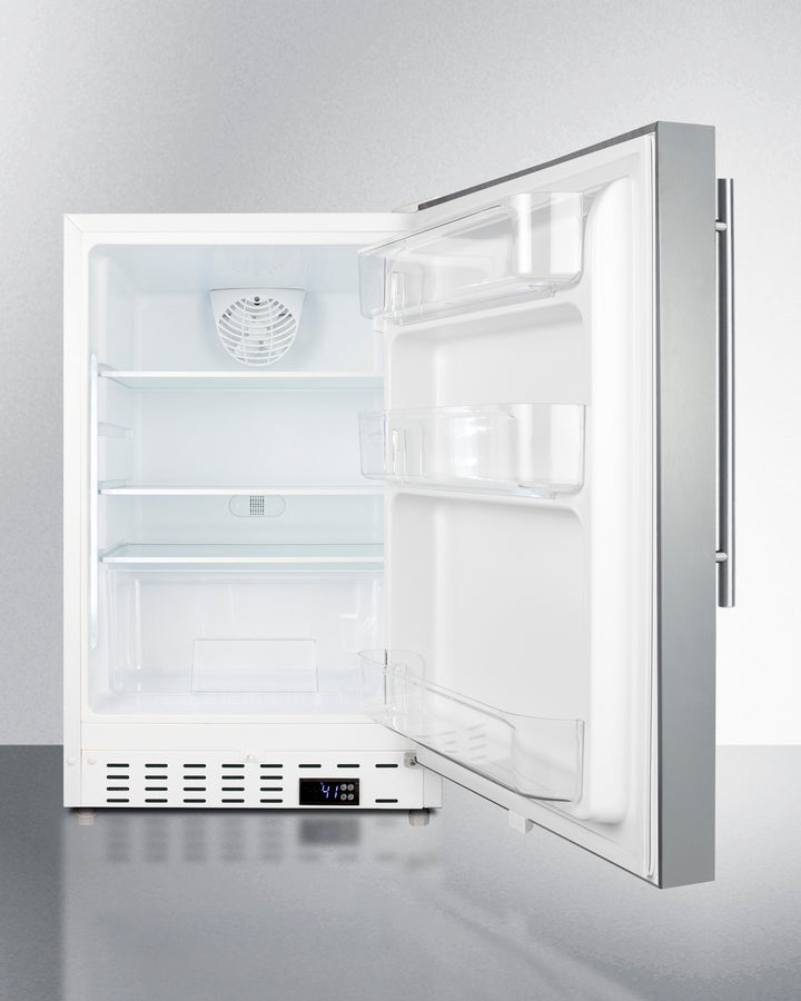 Summit 20" Wide Built-In All-Refrigerator ADA Compliant - ALR46WSSHV
