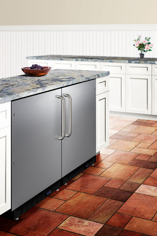 Summit 20" Wide Built-In All-Refrigerator ADA Compliant - ALR47BSSTB