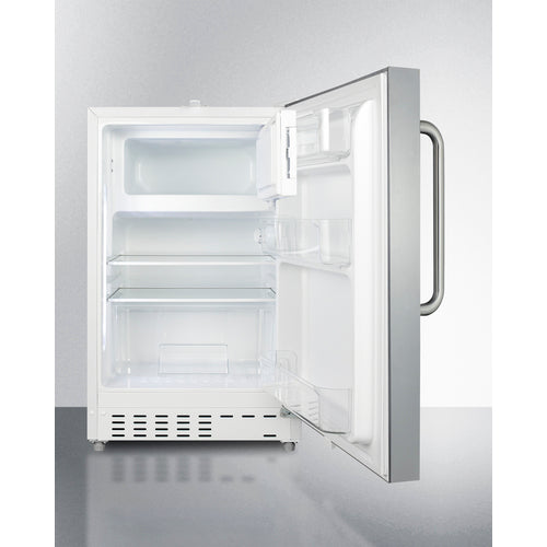 Summit 20" Wide Built-in Refrigerator-Freezer ADA Compliant  - ALRF48SSTB