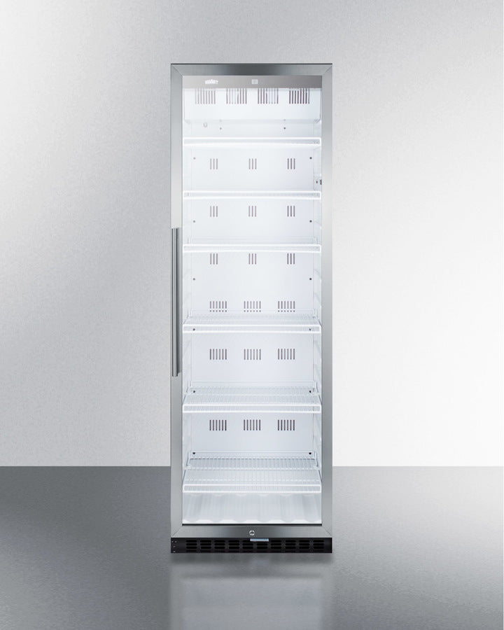 Summit 24" Wide 12.6 Cu.Ft. Beverage Center with Stainless Steel Cabinet - SCR1400WCSS