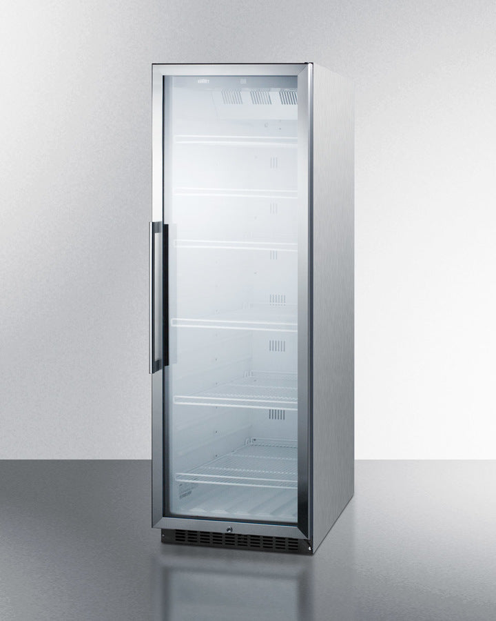 Summit 24" Wide 12.6 Cu.Ft. Beverage Center with Stainless Steel Cabinet - SCR1400WCSS